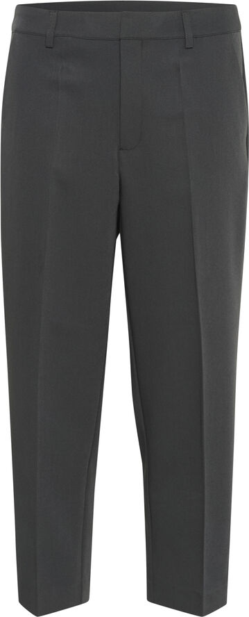 Kaffe KAsakura Cropped Zipper pants Black oyster