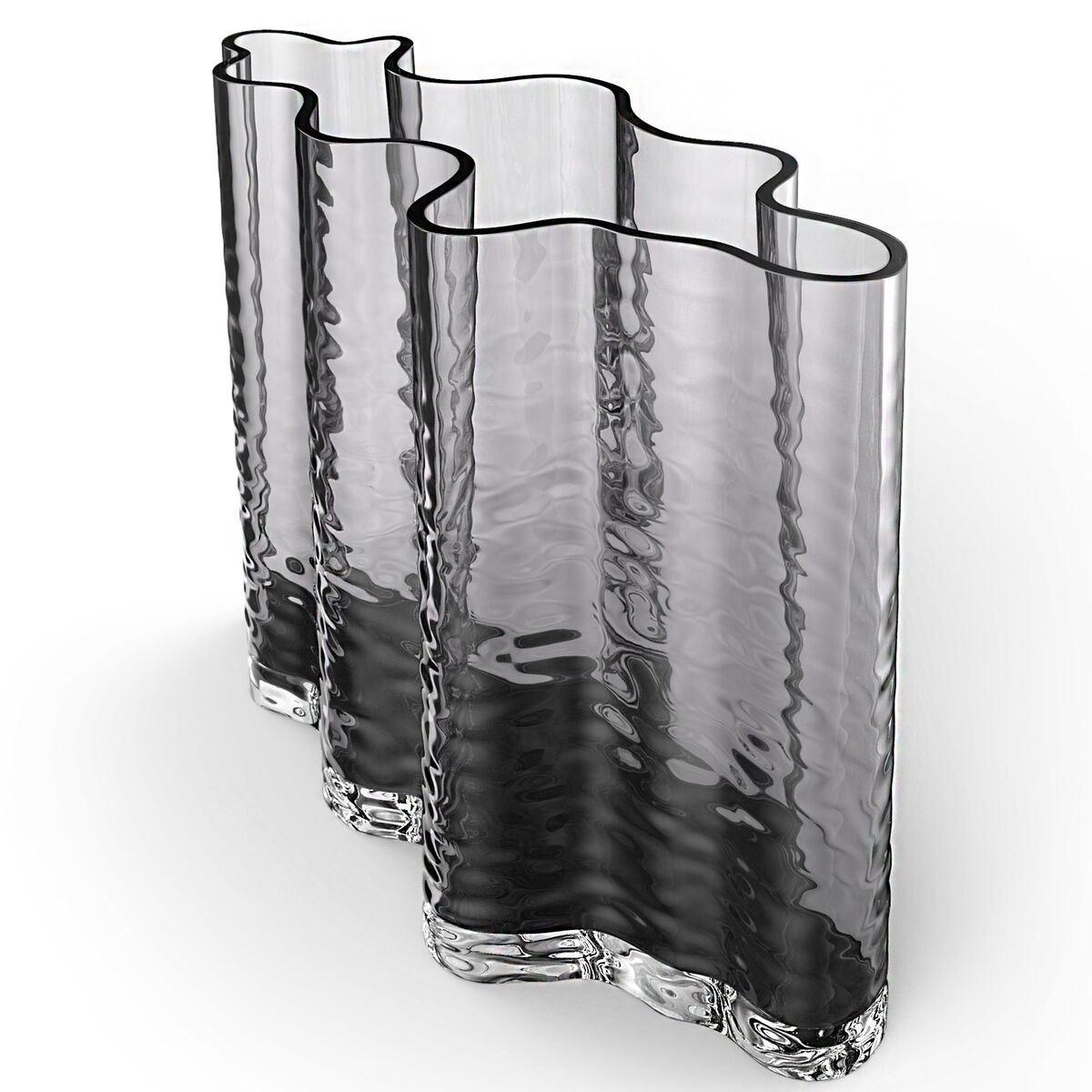 Gry Wide vase, 24 cm, smoke