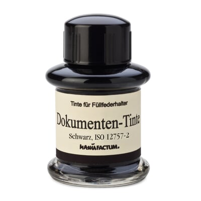 Manufactum Dokumententinte, Schwarz