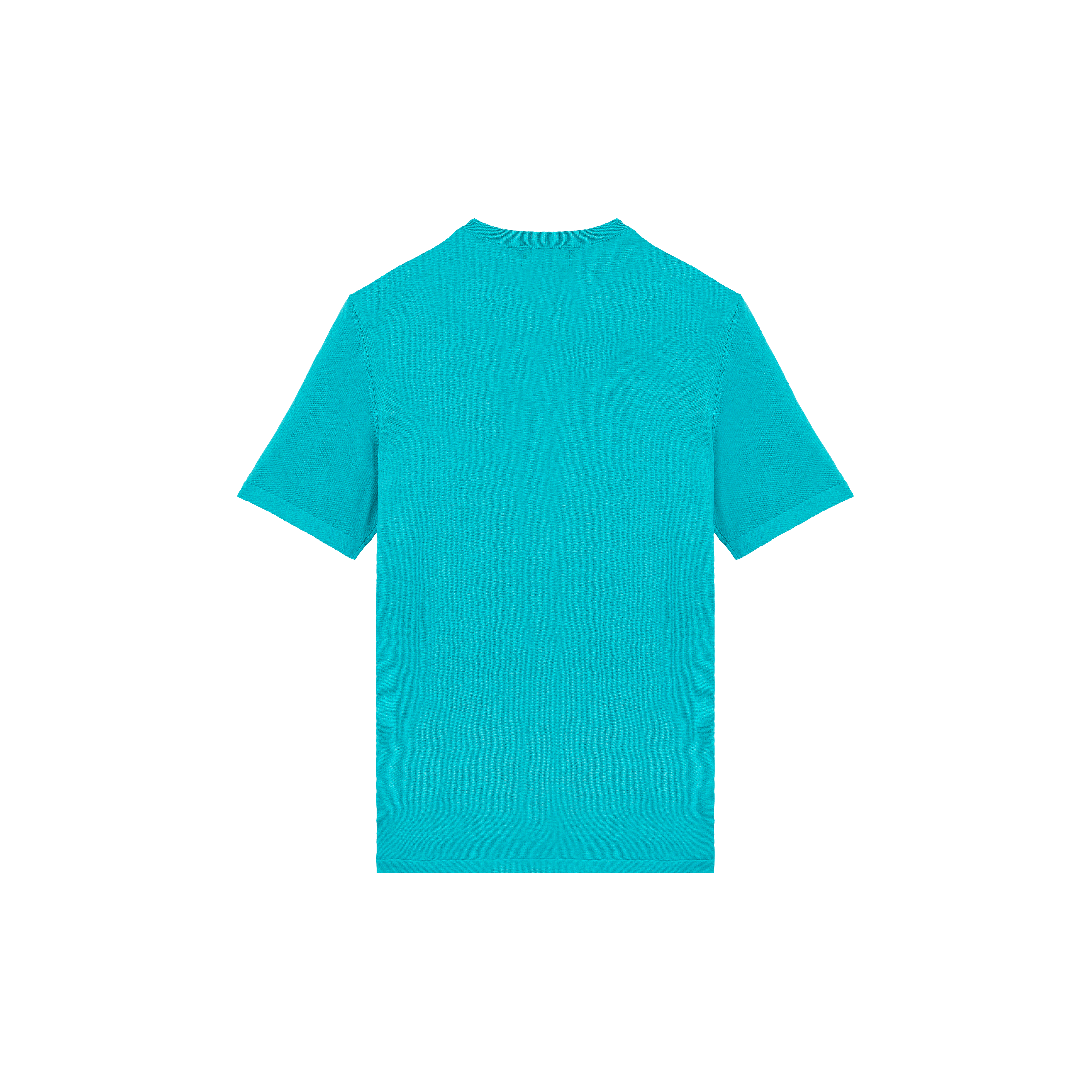 T-shirt en coton homme Tortue jacquard