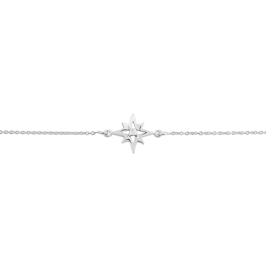 Bracelet Beverlie Argent Blanc Oxyde De Zirconium