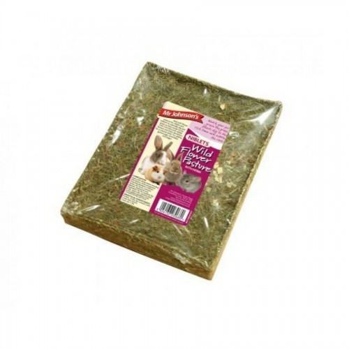 Flores silvestres com ervas para roedores, sabor natural