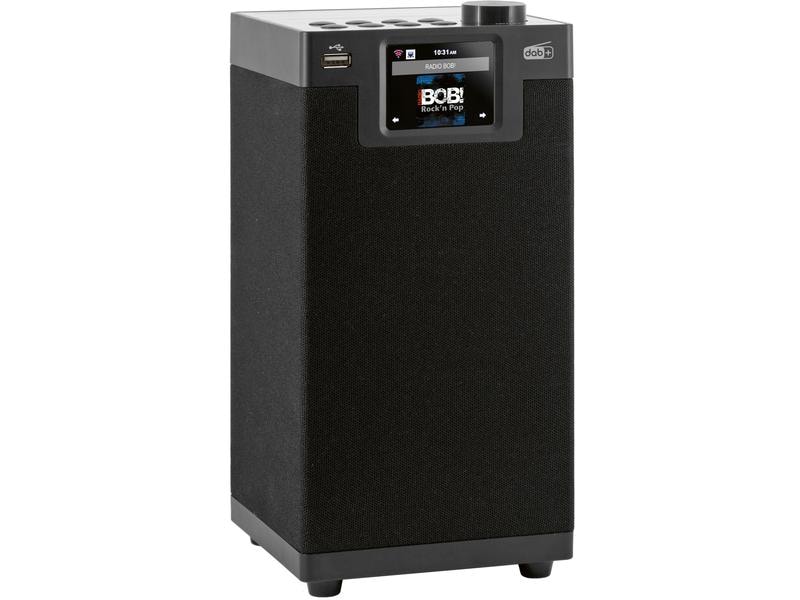 Imperial Internet Radio Dabman i610 Schwarz Grosser Multifunktionsradio mit DAB , FM und Internetradio
