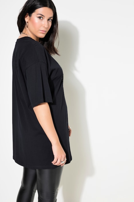 T-Shirt, oversized, Astro Print