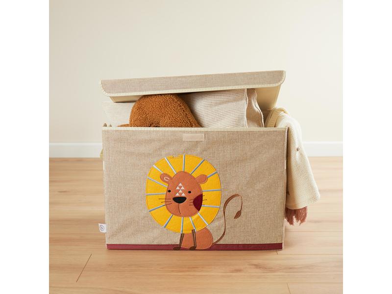 bieco Spielzeugbox Löwe 36 x 36 x 51 cm Aufbewahrungsbox mit Deckel