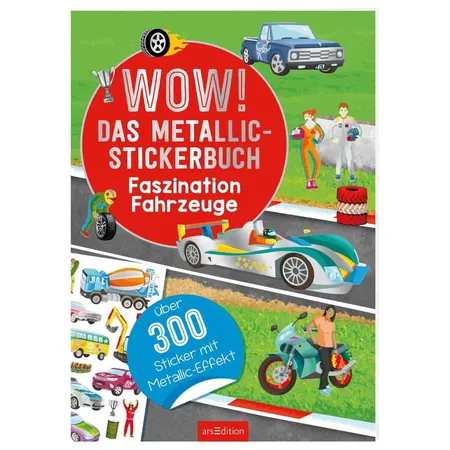 ars Edition Wow! Das Metallic Stickerbuch