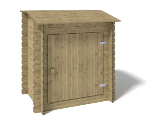 Piscine en bois 8,20x5,20 - H.1,45 m - avec filtration et coffre - BAS759OSPI+SZA - ALTANKA