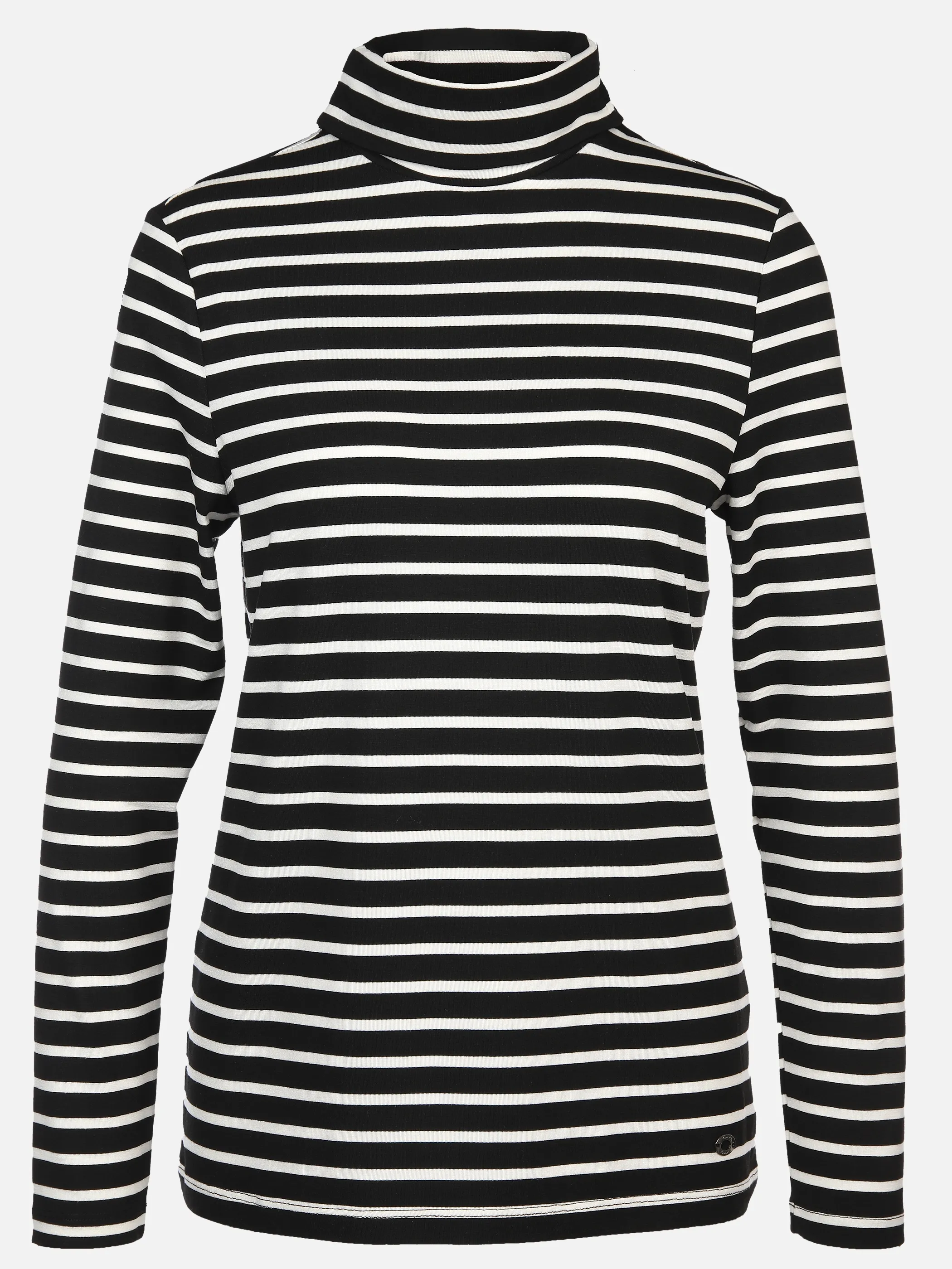 Damen Rollkragenshirt mit Streifen