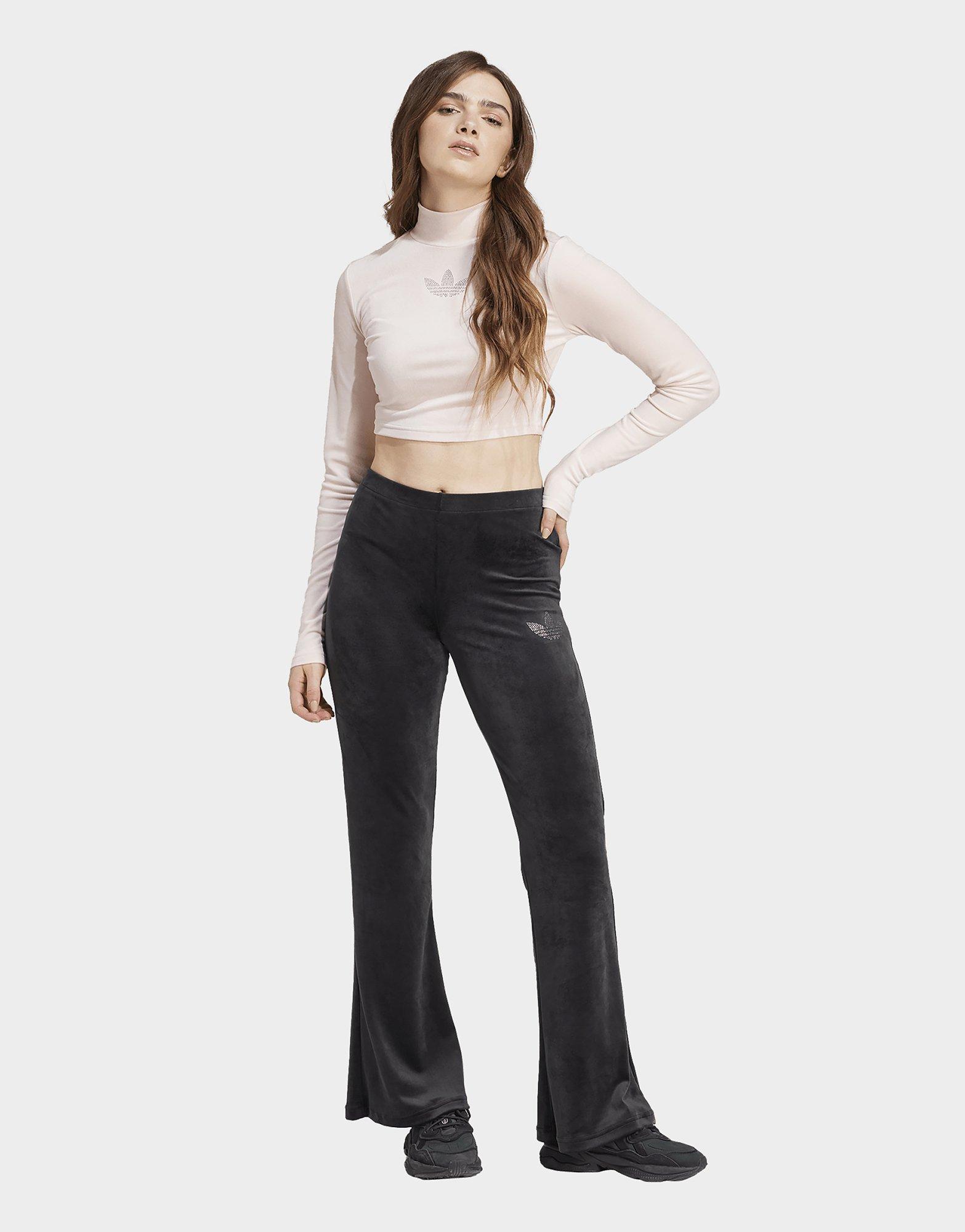 adidas Originals Pantalon velours Trèfle strass