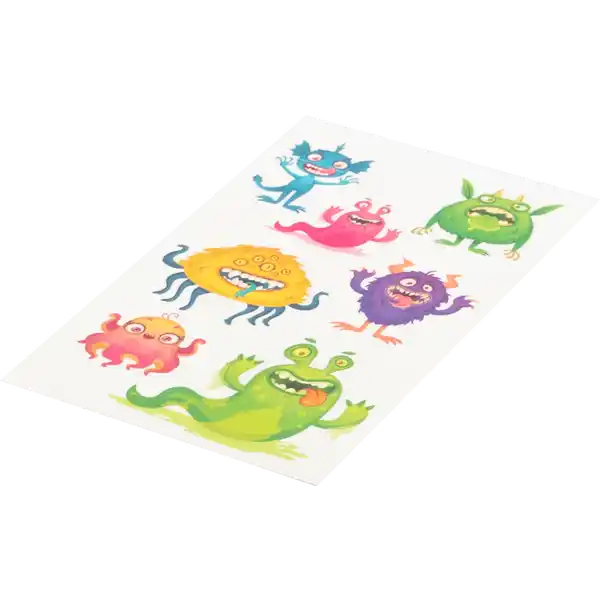 Tattoos 6 x 10,5cm für Kinder, sortiert