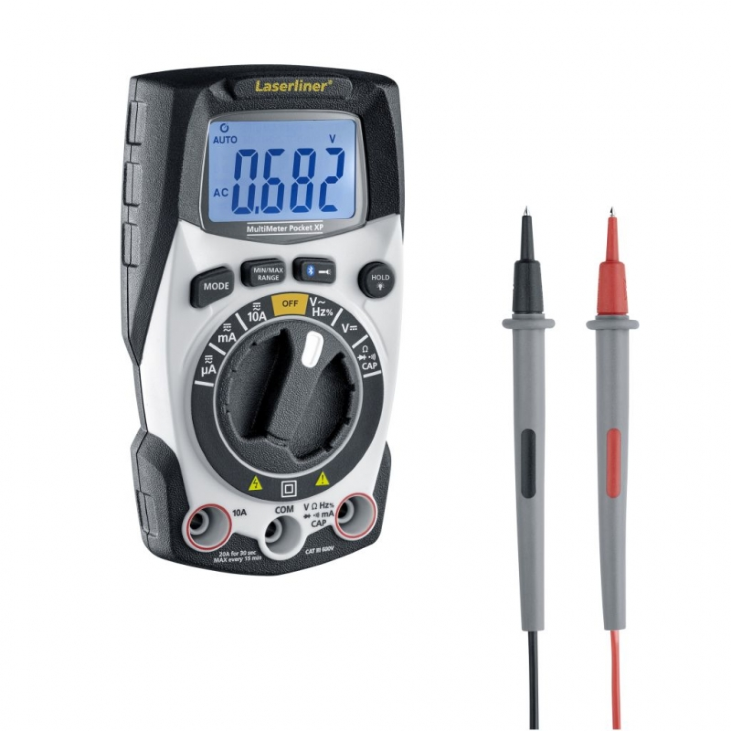Laserliner MultiMeter Pocket XP Compacte digitale multimeter - AC/DC 600V & 10A