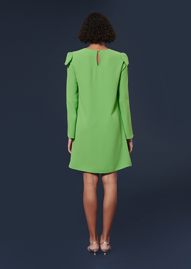 Robe Renatoverte en crêpe