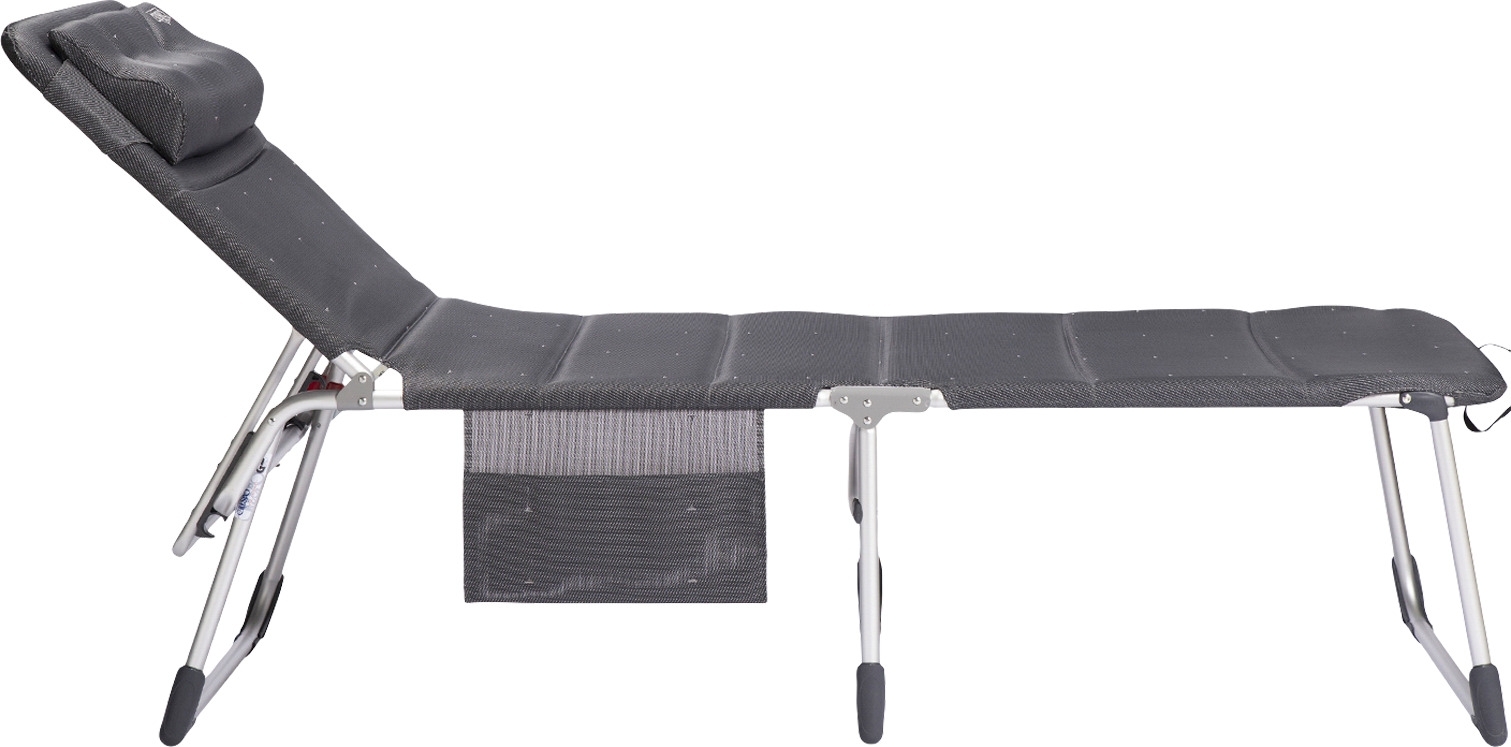 Crespo AL/363 Deluxe Sonnenliege dunkelgrau