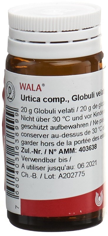 WALA Urtica comp.<br>20 g, Flasche, Globuli