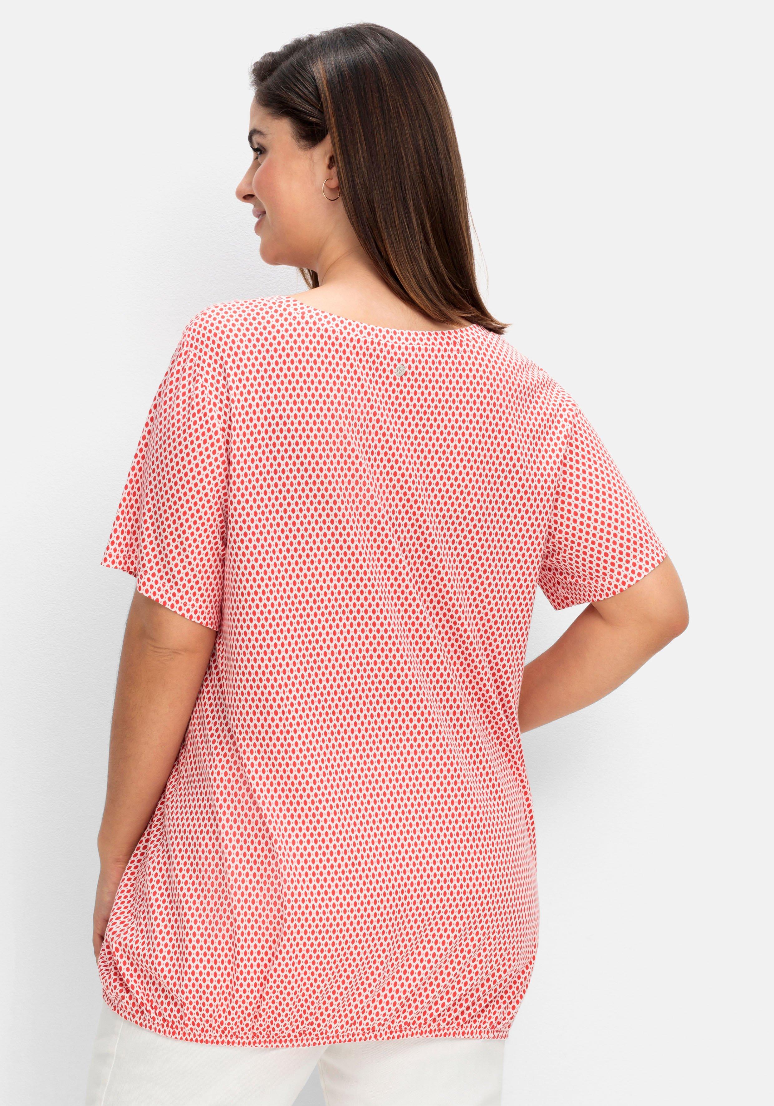 Doppelpack T-Shirts, mit Saum-Gummizug