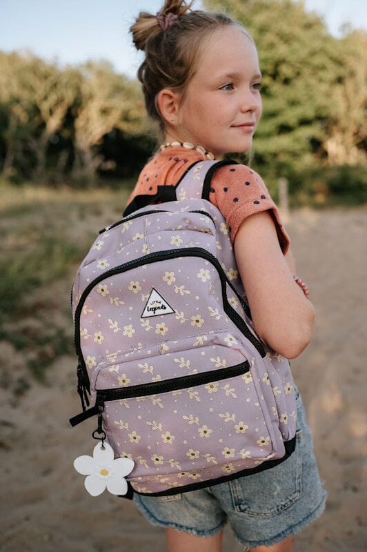 Little Legends Backpack L Lila Flower