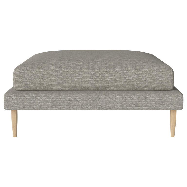 Bolia Veneda poef large donkerbeige