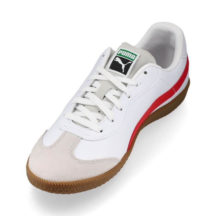 PUMA King 21 IT - Blanc/Rouge