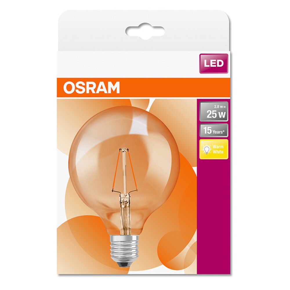LYSPÆRE OSRAM LED GLOBE E27 250LM 2,8W
