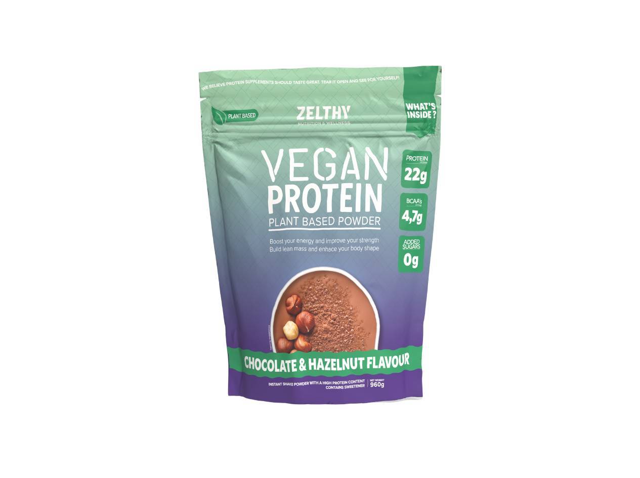 PROTEINA VEGETAL ZELTHY CHOCOLATE E AVELÃ 960G