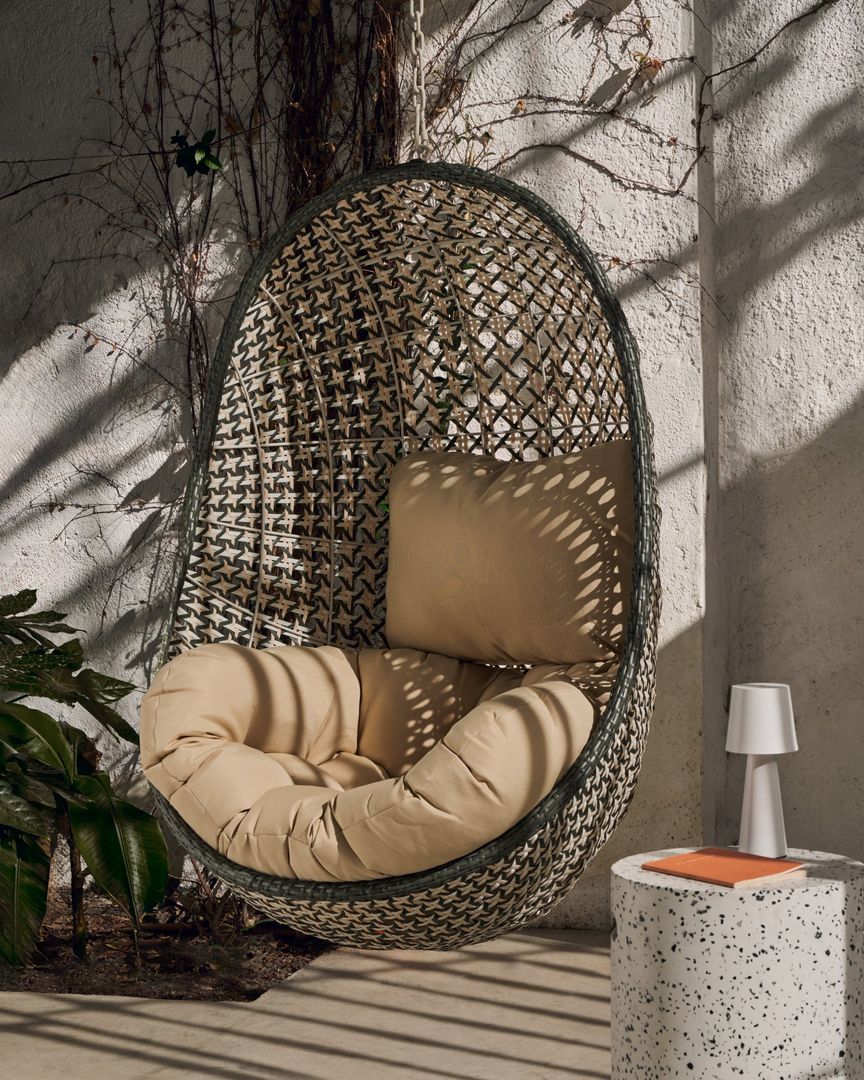 Kave Home   Cira Outdoor Hangstoel