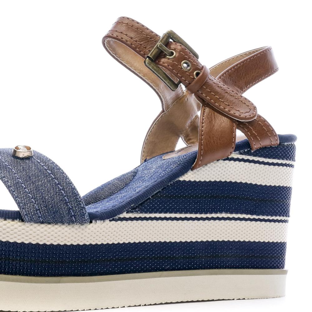 Beppi Sandales compensées Bleu Femme Beppi Wedge