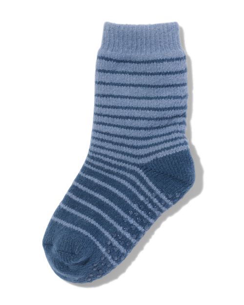 chaussettes d’intérieur enfant bleu