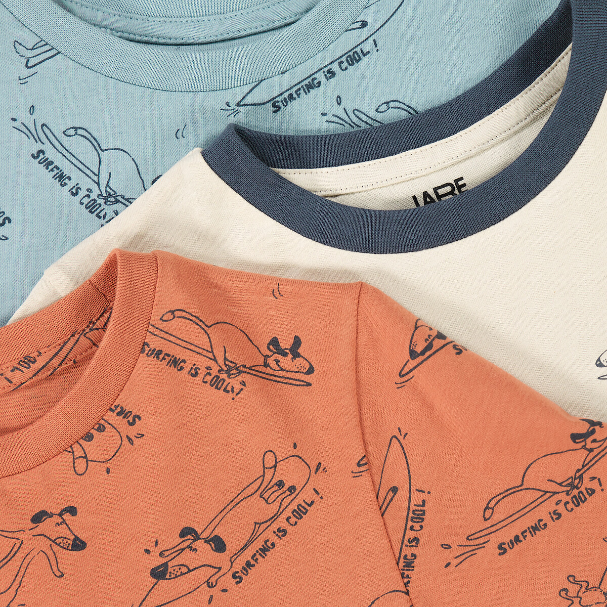 COLEÇÃO LA REDOUTE<br>Conjunto de 3 shorts de pijama com estampas fofas de cachorros