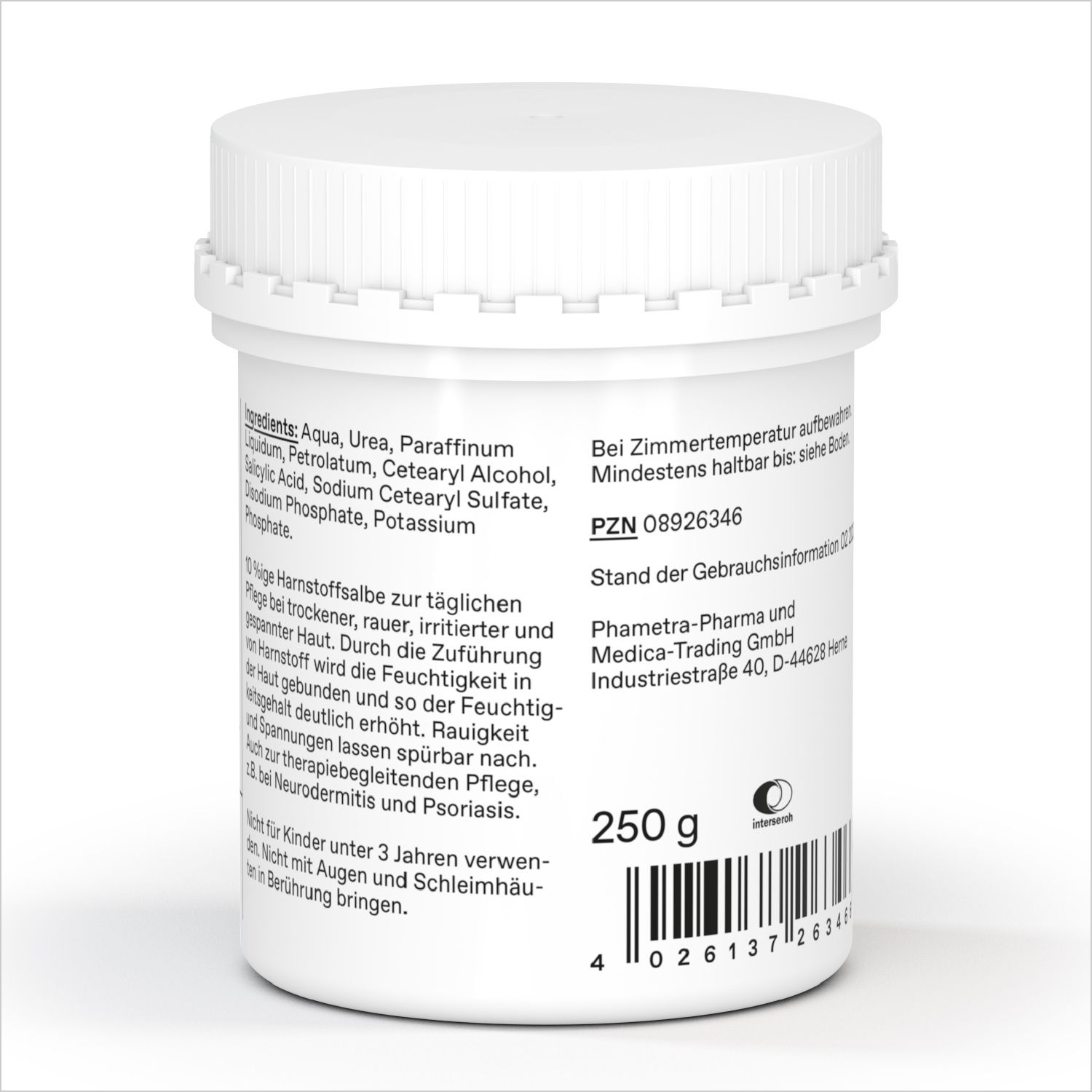 PHAMETRA UREA HARNSTOFFSALBE 10%