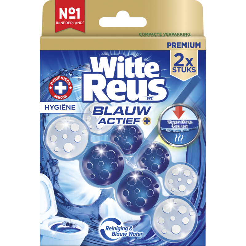 Witte Reus Toiletblok blauw actief hygiene