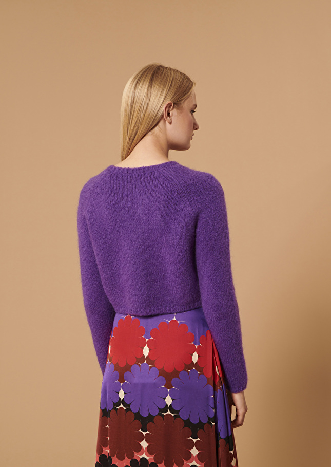 Gilet Gloryviolet en mohair