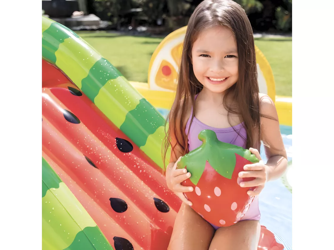 Aire de jeux gonflable Fruits - Intex