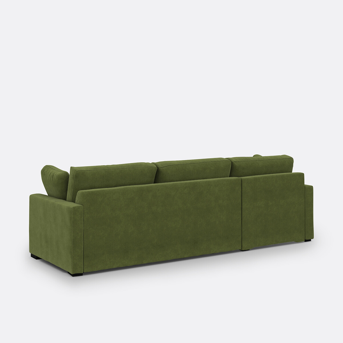LA REDOUTE INTERIEURS<br>Sofá cama de canto em veludo, Bultex, Timor