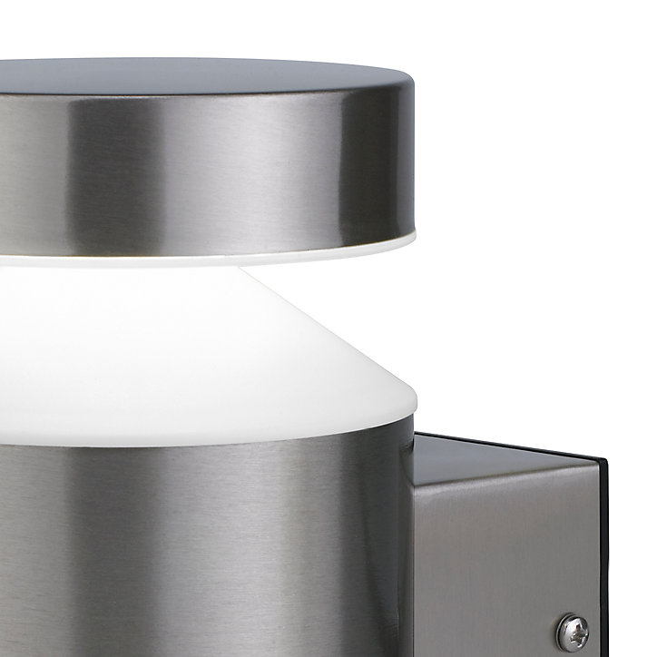 Applique murale Devlin LED intégrée 800lm 10W IP44 GoodHome chrome