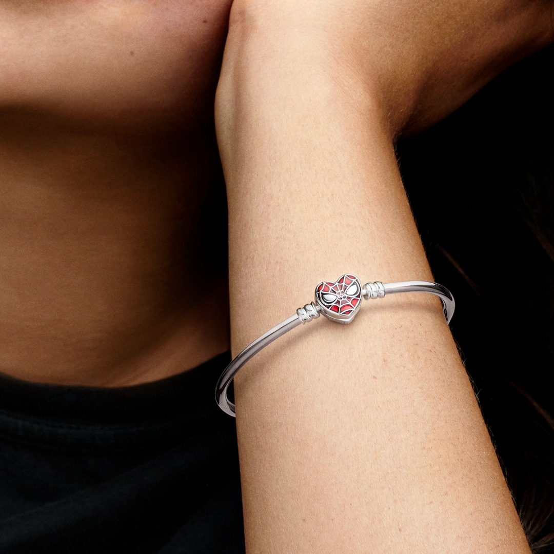 Pandora Moments Marvel Spider-Man Maske Kugelverschluss Armreif