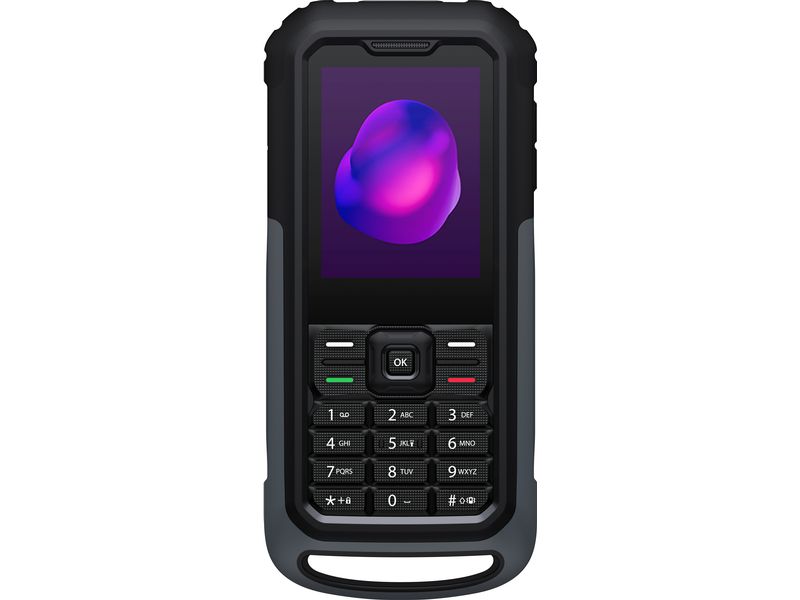 TCL 5044 4G Himalaya Grey Kompaktes und robustes Mobiltelefon mit 2 Mpx-Kamera