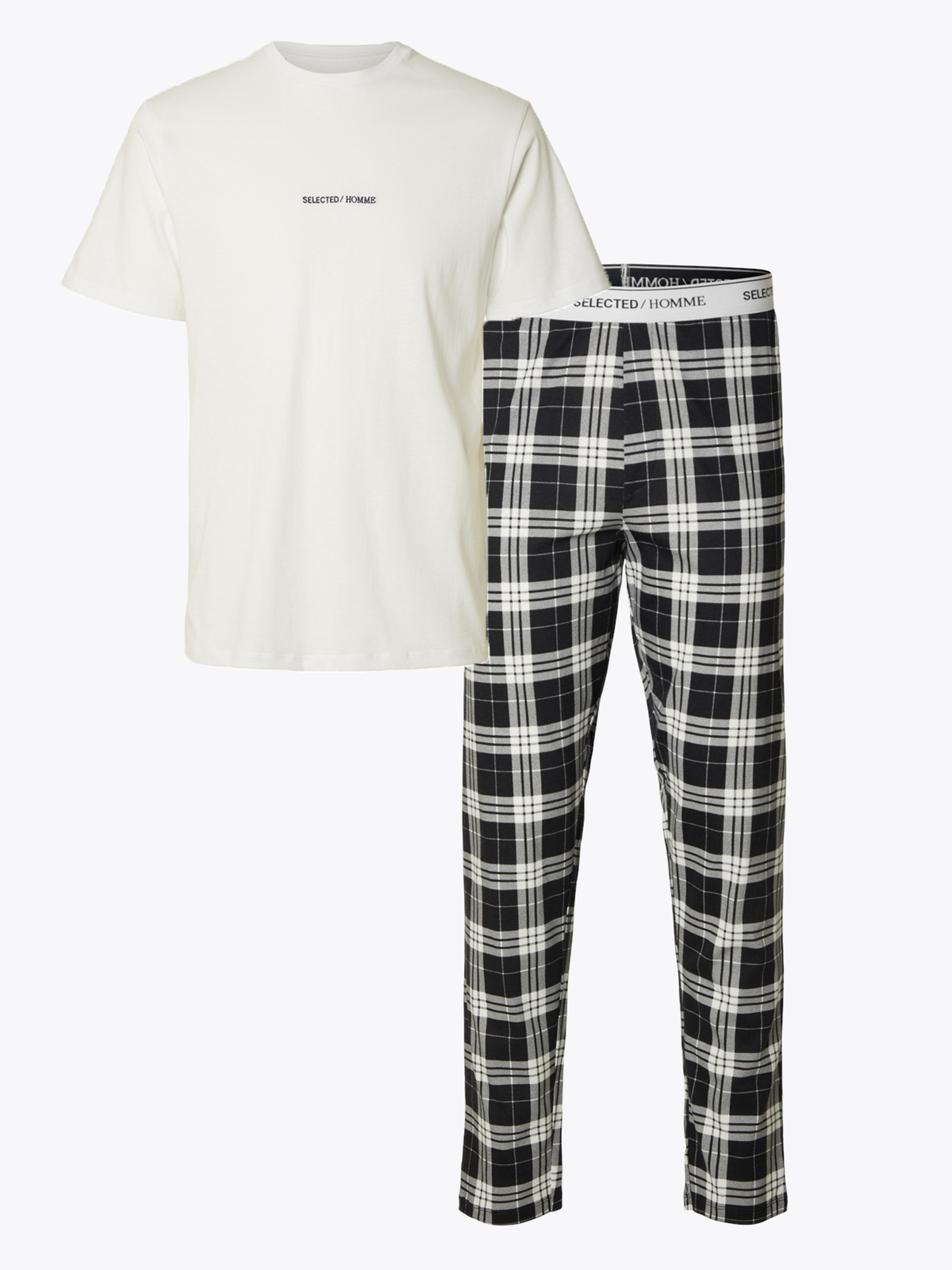 Selected Homme Reg Monus Short Sleeve Lounge Set