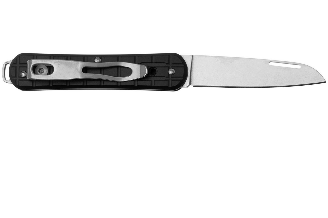 Fox Vulpis FX-VPGP130-BK Polished N690Co, Grenade Pattern Black Aluminium, zakmes