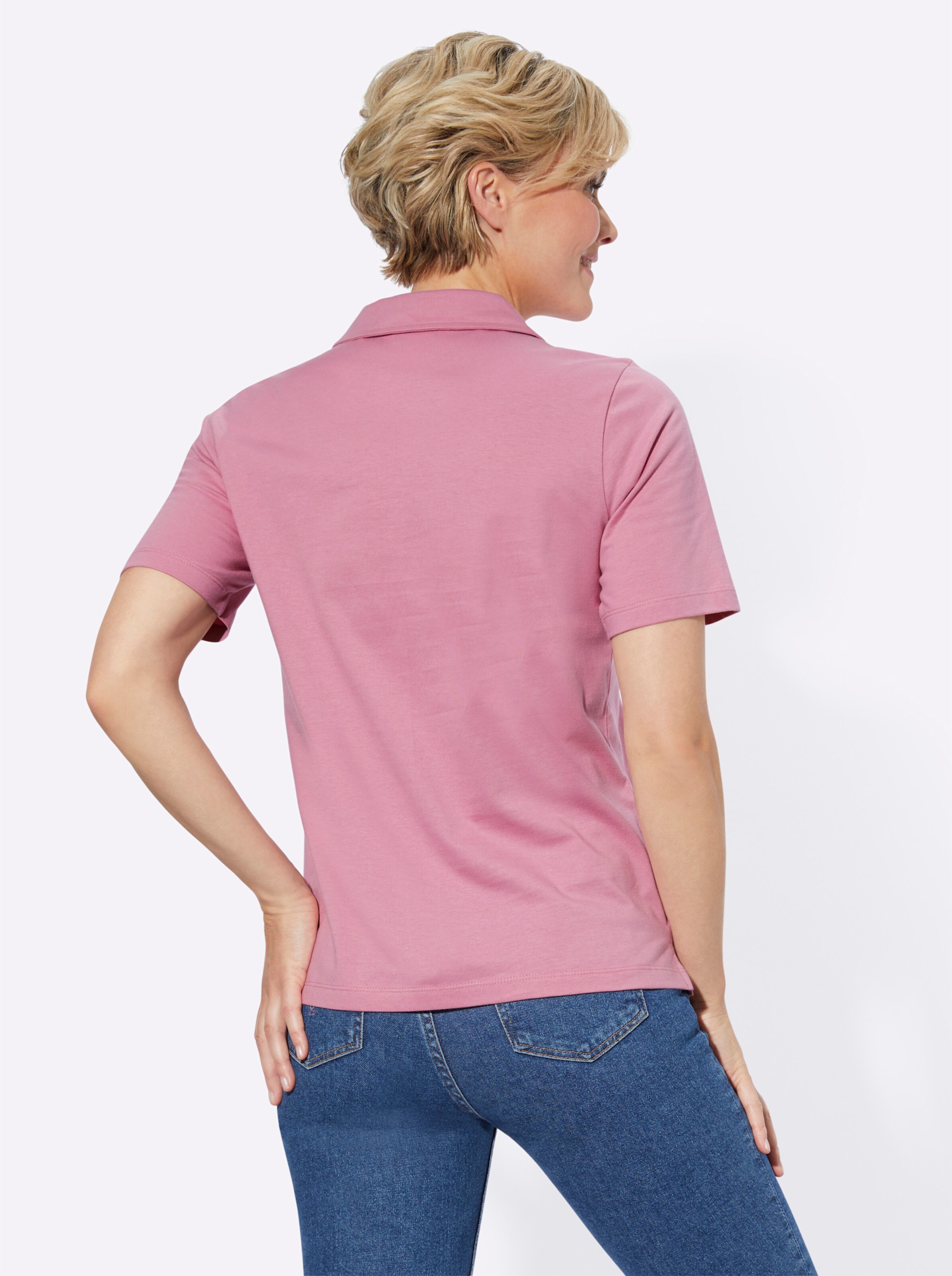 Poloshirt in altrosa
