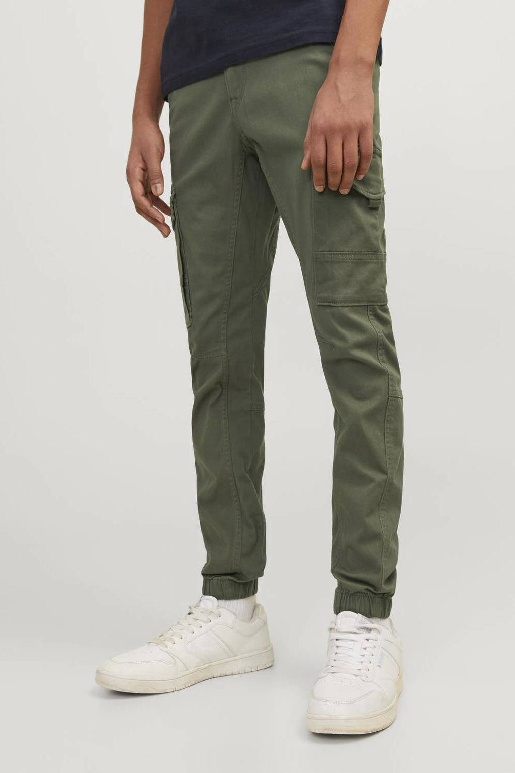 JACK & JONES cargobroek JJIPAUL olijfgroen