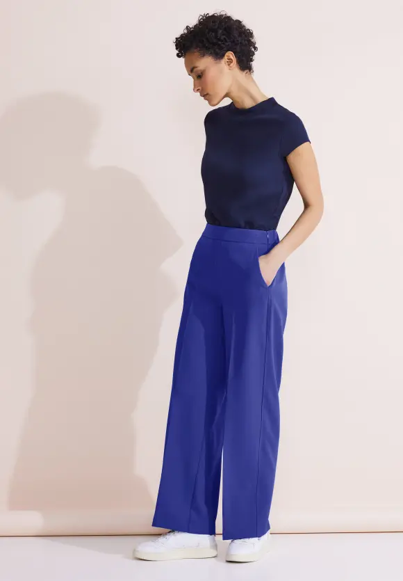 Loose Fit Twill Hose - intense royal blue