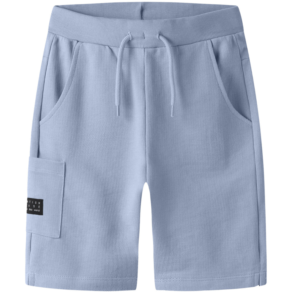 Køb Name It Blue Fog Nkmvivasse Long Swe Shorts Unb