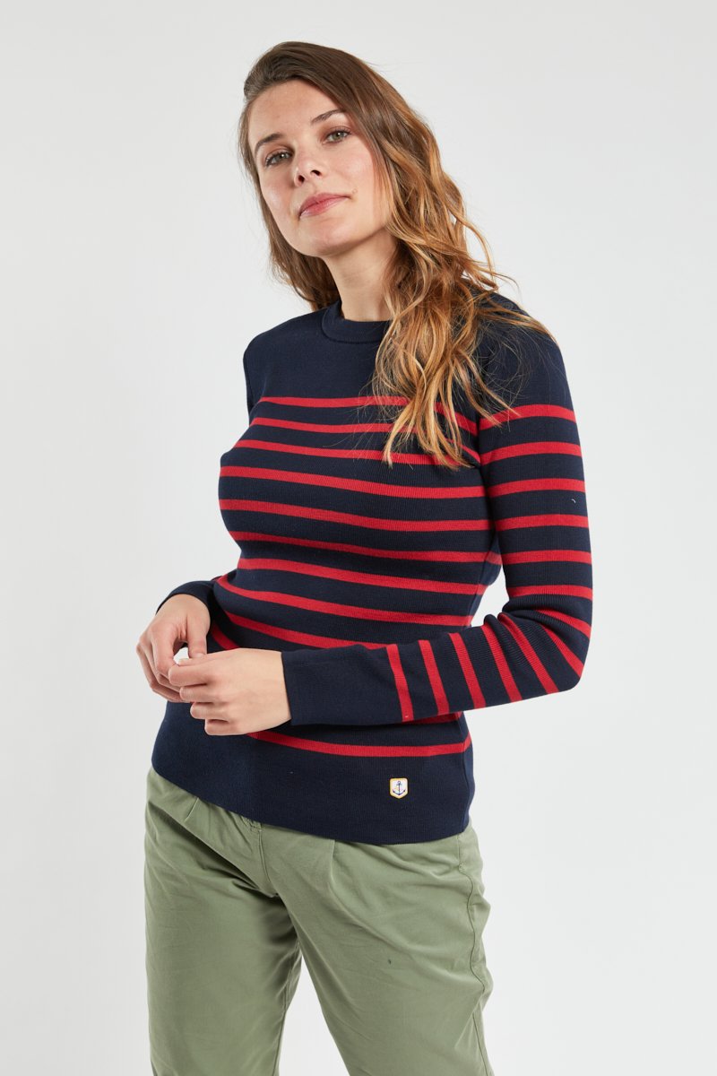 Pull marin rayé 