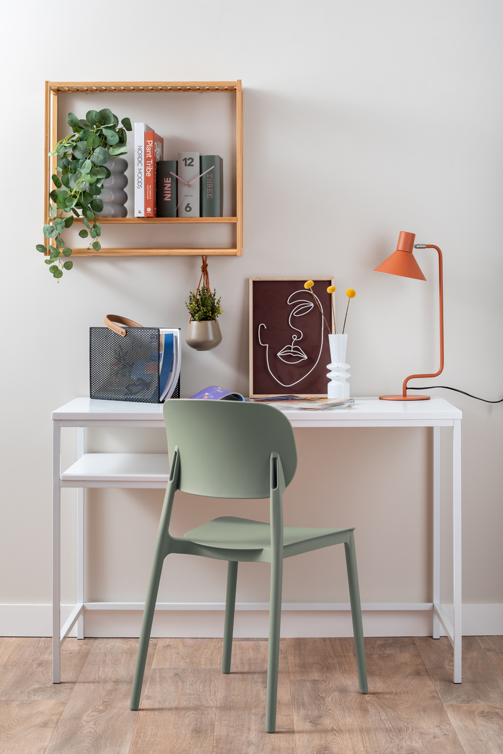 Dining chair Cheer PP grayed jade