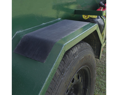 Antislip rubberen mat, waterdicht, zelfklevend, zwart, 50x15 cm
