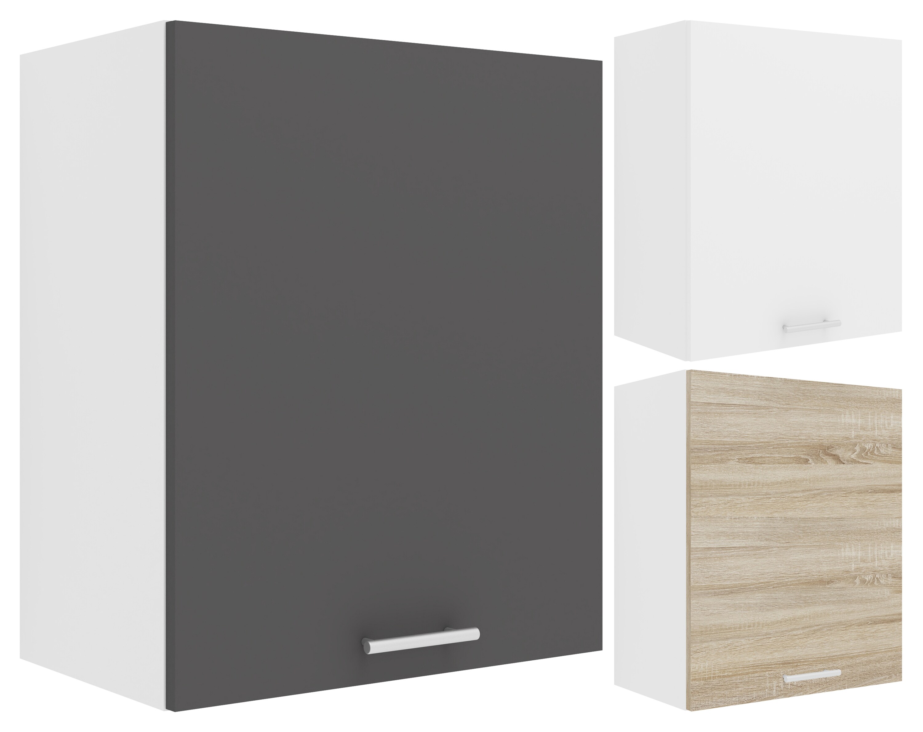 VCM Küchenschrank Breite 50 cm Holztür Hängeschrank Küche Küchenmöbel Esilo