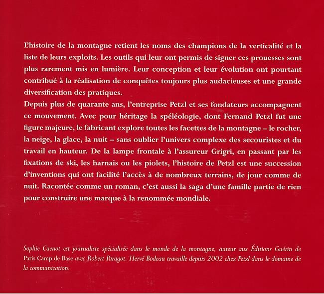 GUERIN - PETZL LA PROMESSE DES PROFONDEURS GUERIN