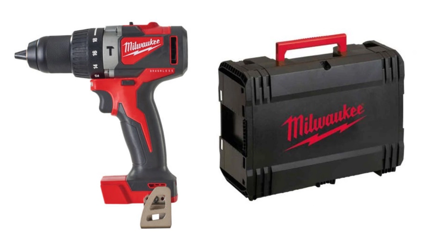 Milwaukee M18 BLPD2-0X 18V Li-Ion accu klopboor- /schroefmachine body in HD box - Koolborstelloos - 82Nm