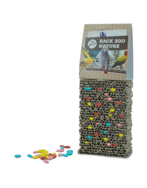Back Zoo Nature Cardboard Treat Block - Vogelspeelgoed - 8x2x12 cm