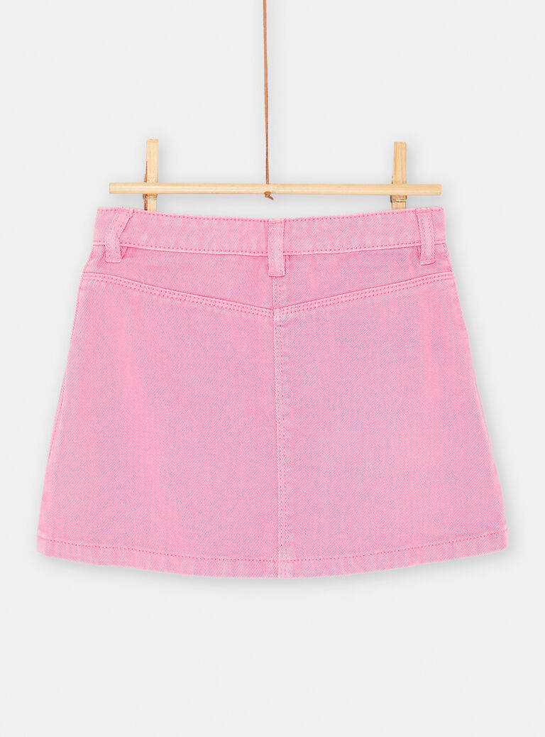 Jupe rose pour fille